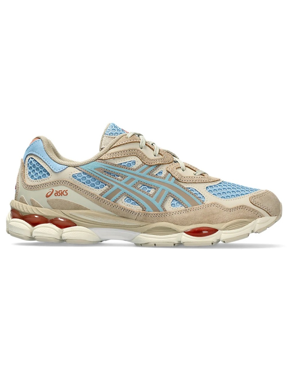 New ASICS GEL NYC Sneakers Harbor Blue Wood Crepe Womens Size 7
